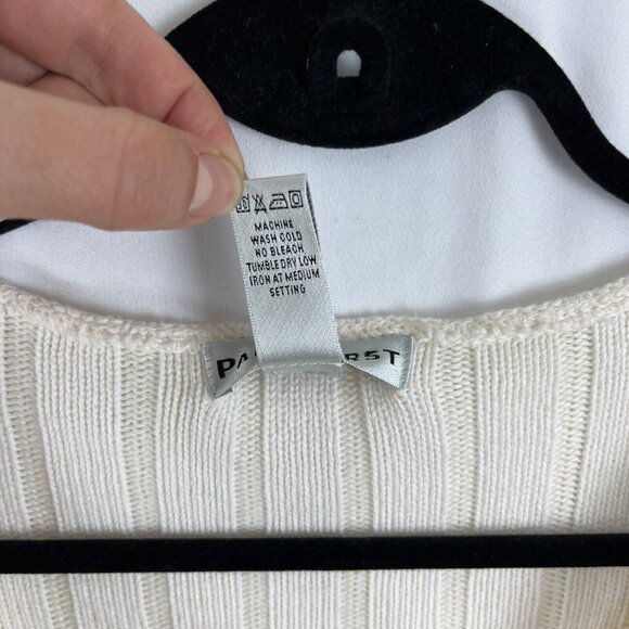 Parkhurst Cotton Cream Cardigan Womens Size S - Picture 6 of 10